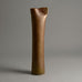 Joanna Constantinidis unique unglazed stoneware pinched vase D6395 - Freeforms