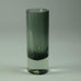 Kaj Franck for Nuutajarvi "Sommerso" vase in gray and clear glass N7503 - Freeforms