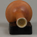 Karl Scheid, unique stoneware vase with matte burnt orange glaze G9407 - Freeforms