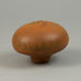 Karl Scheid, unique stoneware vase with matte burnt orange glaze G9410 - Freeforms