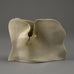 Kurt Spurey, Austria, sculptural vessel with off white celadon glaze, E7136 - Freeforms