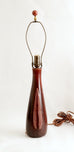 Lamp with oxblood glaze by Gerd Bogelund N6281 - Freeforms