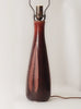 Lamp with oxblood glaze by Gerd Bogelund N6281 - Freeforms
