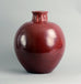Large oxblood vase by Carl Halier for Royal Copenhagen B3883 - Freeforms