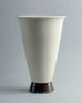 Large white vase by Ebbe Sadolin for Bing and Grøndahl A1871 - Freeforms