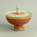 Lidded bowl with crackle glaze by Royal Copenhagen N9058 - Freeforms