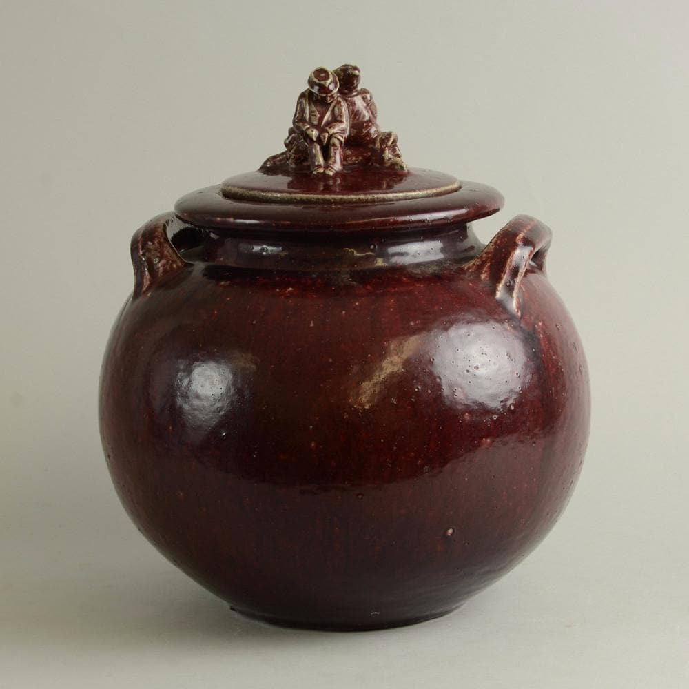 Lidded vase Bode Willumsen for Royal Copenhagen N9408 - Freeforms