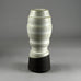 Martin Schlotz, Germany, unique stoneware vase with white glaze E7273 - Freeforms