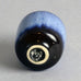 Miniature vase with glossy blueglaze by Gunnar Nylund N9697 - Freeforms