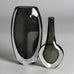 Nils Landberg for Orrefors, gray glass "Sommerso" vase F8105 - Freeforms