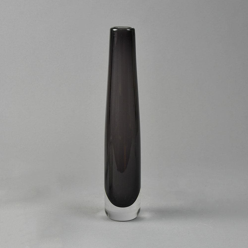 Nils Landberg for Orrefors, Sweden, cylindrical purple sommerso vase G9147 - Freeforms