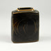 Nils Thorsson for Royal Copenhagen square vase with brown glaze N5810 - Freeforms