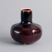 Oxblood vase by Lisbet Munch Petersen for Bing and Grøndahl N5629 - Freeforms