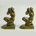 Pair of bronze bookends by Tinos N9763 - Freeforms