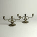 Pair of bronze candlesticks by Jacob Ängman for GAB N9831 - Freeforms