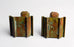 Pair of bronze candlesticks by Sune Backstroms UK55 - Freeforms