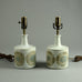 Pair of ceramic lamps by Kari Christensen for Fog and Morup B3219 and D6248 - Freeforms