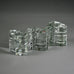 Pair of Glass "Arkipelago" candlestick by Timo Sarpaneva for Iittala E7333 E7232 - Freeforms
