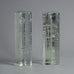 Pair of glass "Arkipelago" candlesticks by Timo Sarpaneva for Iittala A2107 A2108 - Freeforms