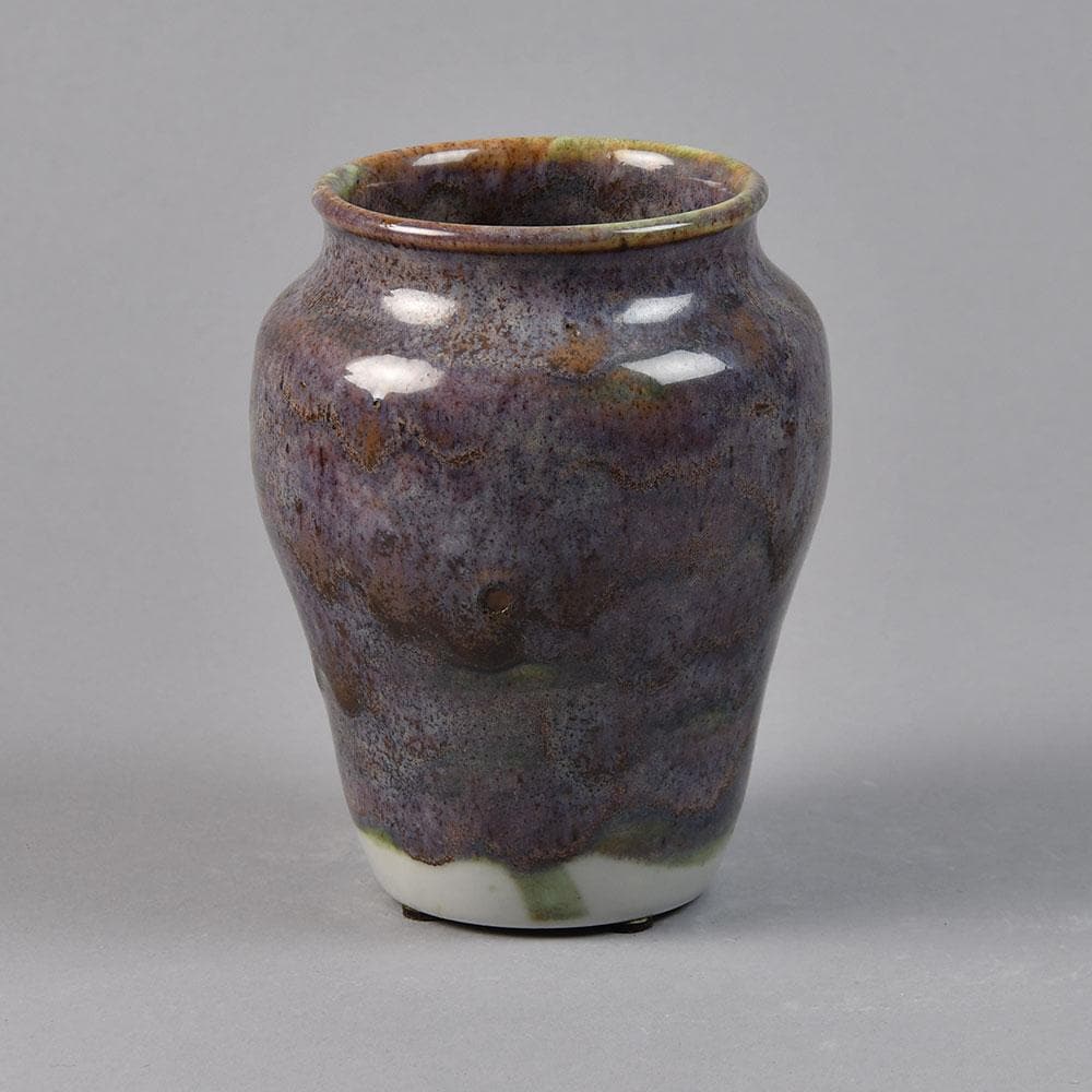 Patrick Nordstrom for Royal Copenhagen, vase with purple glaze UK57 - Freeforms