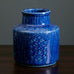 Per and Annelise Linnemann-Schmidt at Palshus, chamotte stoneware vase with blue glaze G9380 - Freeforms