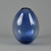 Per Lutken for Holmegaard, large soap bubble vase in blue F8315 - Freeforms
