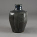 Phil Rogers, own studio, UK unique stoneware vaase with semi-gloss gray glaze E7387 - Freeforms