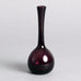 Purple glass bottle vase by Arthur Carlsson Percy for Gullaskrufs Glasbruk N9667 - Freeforms