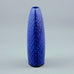 Stig Lindberg for Gustavsberg  "Reptil" vase with dark blue glaze, 1960s