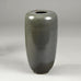 Richard Bampi, Germany, unique stoneware vase with gray speckled glaze E7282 - Freeforms