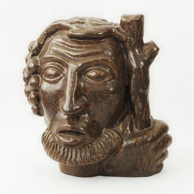 Sculpture of the head of Dionysis by Åke Holm N6628 - Freeforms