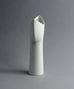 White porcelain shark's tooth vase by Tapio Wirkkala for Rosenthal