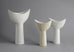 White porcelain vases by Tapio Wirkkala for Rosenthal