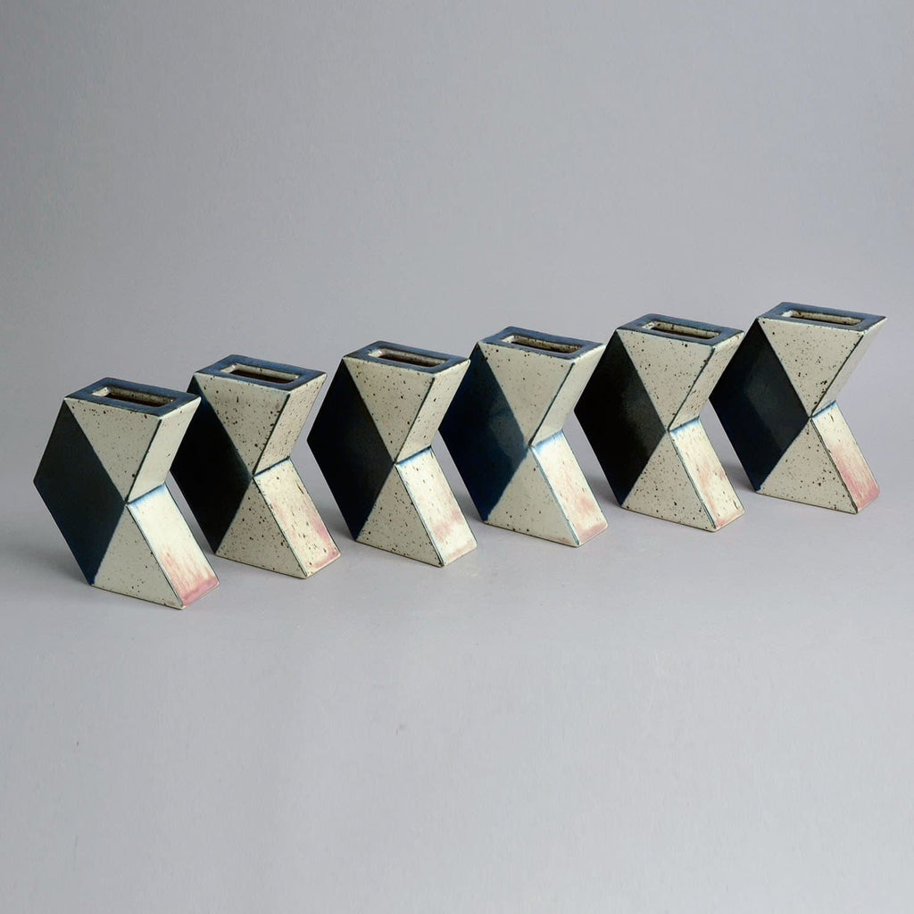 Six sculptural vessels by Karl Scheid B3425 - Freeforms