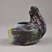 Sten Lykke Madsen for Royal Copenhagen, unique stoneware bowl with animal figure N7338 - Freeforms