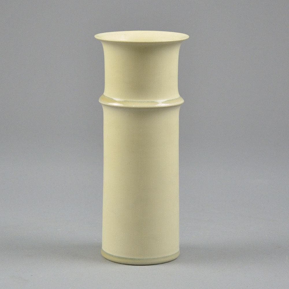Stig Lindberg for Gustavsberg, stoneware vase with matte white glaze, 1950s-60s N9181 - Freeforms
