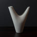 Stig Lindberg for Gustavsberg, Sweden, "Veckla" vase with matte white glaze G9399 - Freeforms