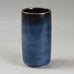 Stig Lindberg for Gustavsberg, unique stoneware cylindrical vase with blue glaze F8069 - Freeforms