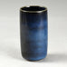 Stig Lindberg for Gustavsberg, unique stoneware cylindrical vase with blue glaze F8069 - Freeforms