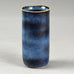 Stig Lindberg for Gustavsberg, unique stoneware cylindrical vase with blue glaze F8070 - Freeforms