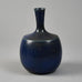Stig Lindberg for Gustavsberg unique stoneware vase with blue glaze G9170 - Freeforms