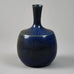 Stig Lindberg for Gustavsberg unique stoneware vase with blue glaze G9170 - Freeforms