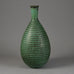Stig Lindberg for Gustavsberg, very large unique stoneware vase with green and black glaze G9211 - Freeforms