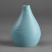 Stig Lindberg for Gustavsberg, wide "Reptil" vase with blue glaze B3747 - Freeforms