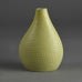 Stig Lindberg for Gustavsberg, wide "Reptil" vase with yellow glaze E7140 - Freeforms