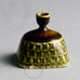 Stig Lindberg miniature vase with brown glaze N2143 - Freeforms