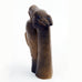 Stoneware figure with matte brown glaze by Åke Holm N7656 - Freeforms