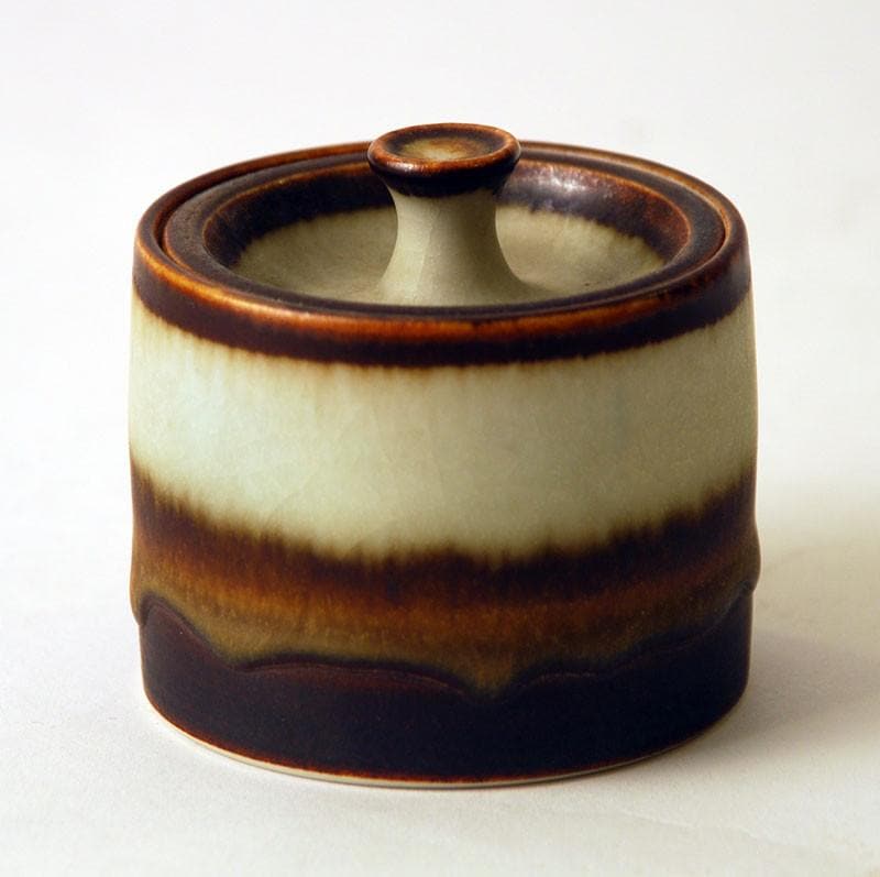 Stoneware jar by Karl Scheid N6897 - Freeforms