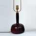Stoneware lamp with oxblood glaze by Gerd Bogelund N7214 - Freeforms