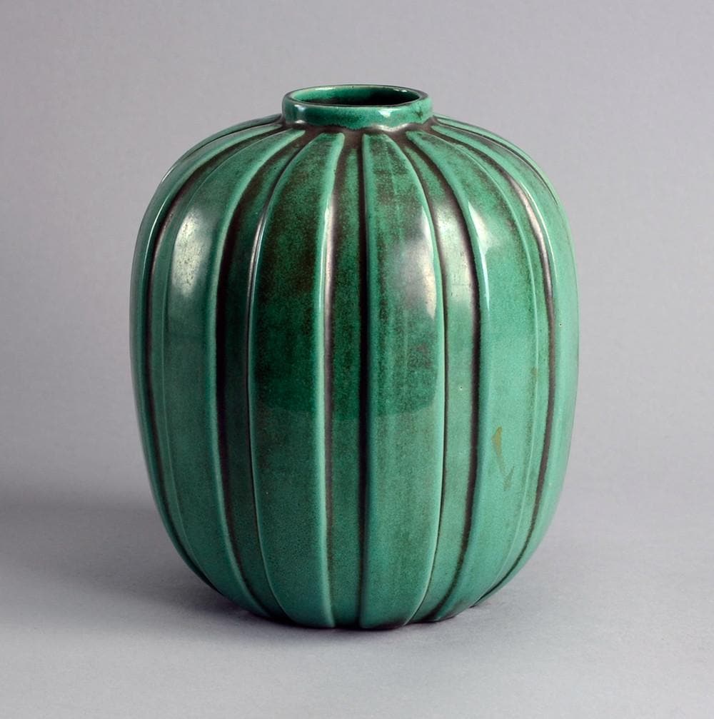Stoneware vase by Vicke Lindstrand for Uppsala Ekeby B3350 - Freeforms